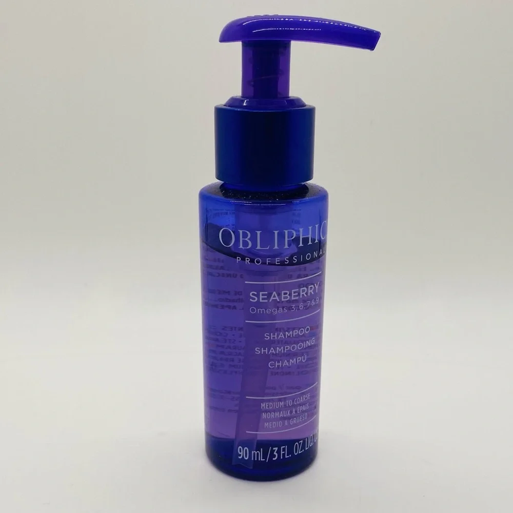 NWT Obliphica Professional Seaberry Shampoo Omega 3,6,7 & 9 Travel Size 3oz